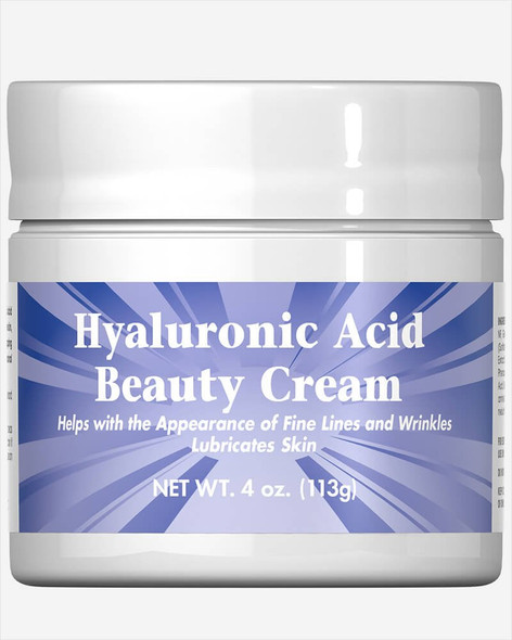Puritan's Pride Hyaluronic Acid Beauty Cream- 4 Ounce