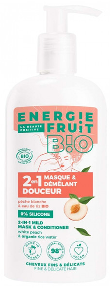 Energie Fruit 2in1 Mild Mask and Conditioner White Peak and Organic Rice Water 300ml