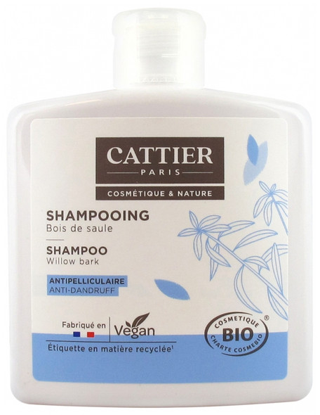 Cattier Anti-Dandruff Willow Bark Shampoo Organic 250ml