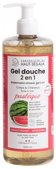 Laboratoire du Haut-Segala Shower Gel 2in1 Watermelon Organic 500ml
