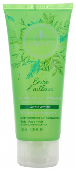 Laino Moisturizing 3-in-1 Shower Gel with Green Tea 100ml