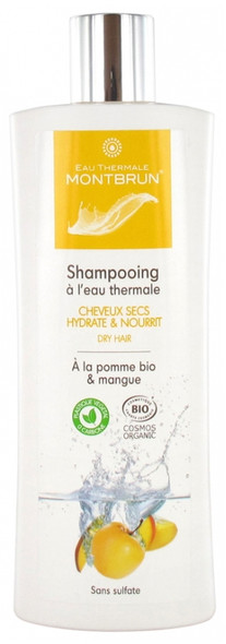 Montbrun Organic Shampoo with Thermal Water Dry Hair 250ml