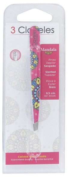 3 Claveles Tweezers Angled Tip Fantasy