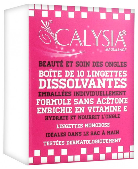 Calysia Nails Beauty and Care 10 Cleansing Wipes