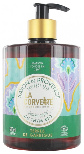 La Corvette Provence Soap with Thyme Organic 500ml