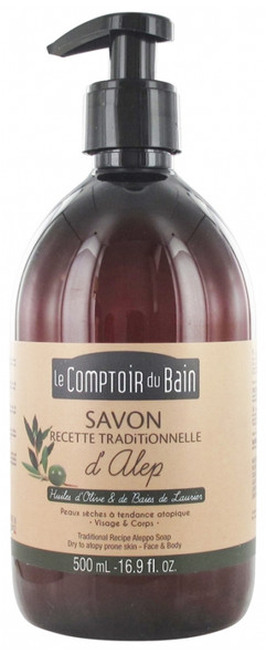 Le Comptoir du Bain Traditional Aleppo Soap 500ml