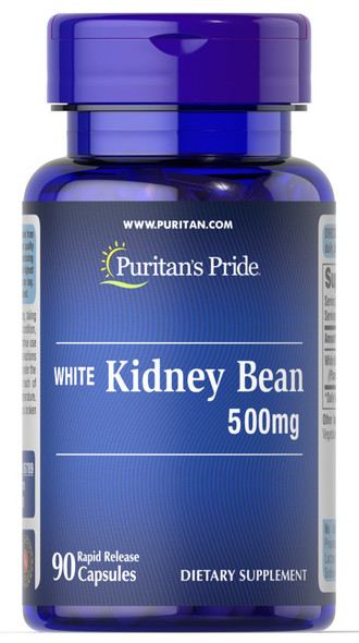 Puritan's Pride White Kidney Bean, 90 Capsules by Puritan's Pride, 90 Count