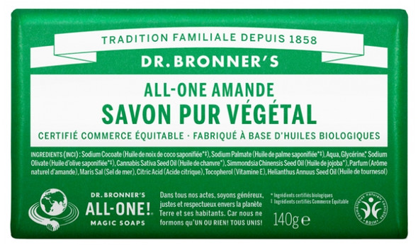 Dr Bronner's All-One Pure Vegetable Soap 140g