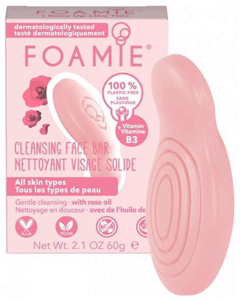 Foamie Cleansing Face Bar Rose Oil 60g