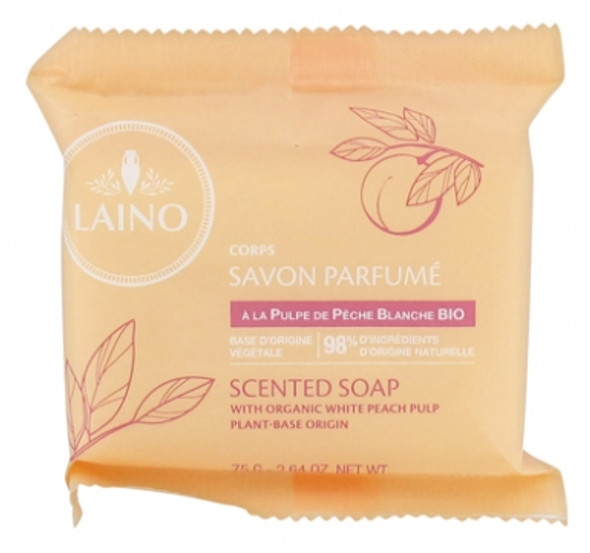 Laino Scented Soap with White Peach Pulp 75g