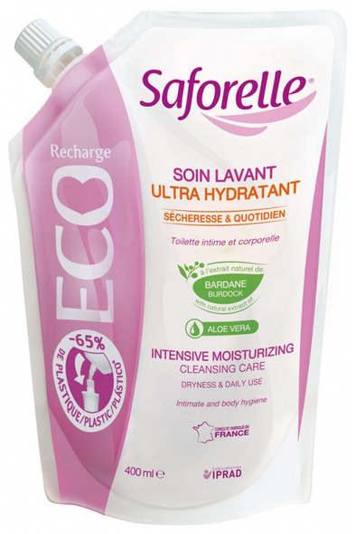 Saforelle Intensive Moisturising Cleansing Care Refill 400ml