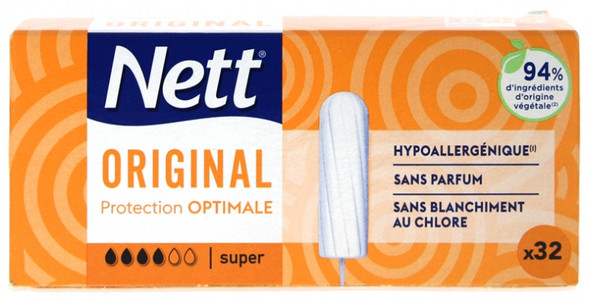 Nett Original Optimal Protection 32 Tampons Super