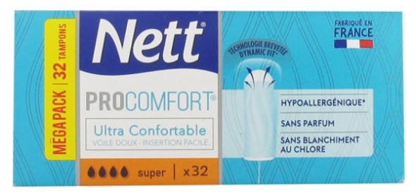 Nett ProComfort 32 Super Pads