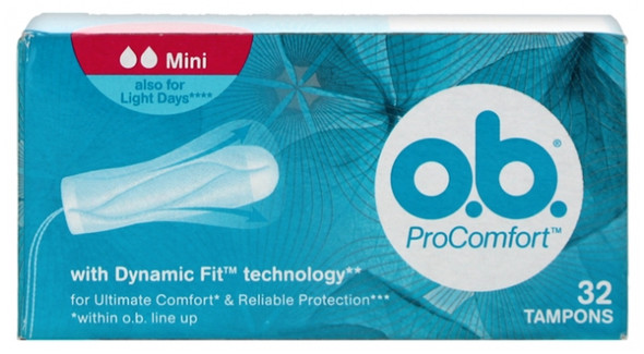 o.b. ProComfort 32 Mini Tampons