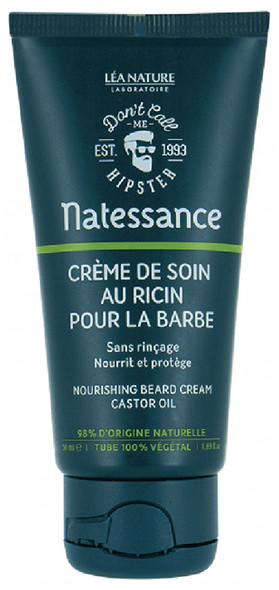 Natessance Nourishing Beard Cream Castor Oil 50ml