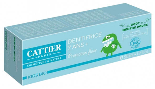 Cattier Kids Bio Toothpaste 7 Years Old + 50ml