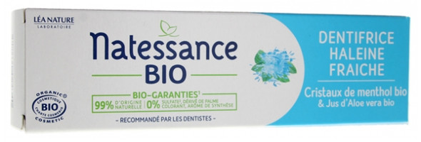 Natessance Fresh Breath Organic Toothpaste 75ml