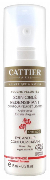 Cattier Touche Veloutee Eye and Lip Contour Cream Organic 15ml
