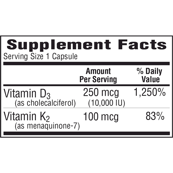 D3-K2 120 vegcaps - Bio-Tech