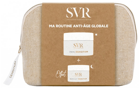 SVR Densitium Global Correction Cream 50ml + Global Repair Night Balm 13ml Free