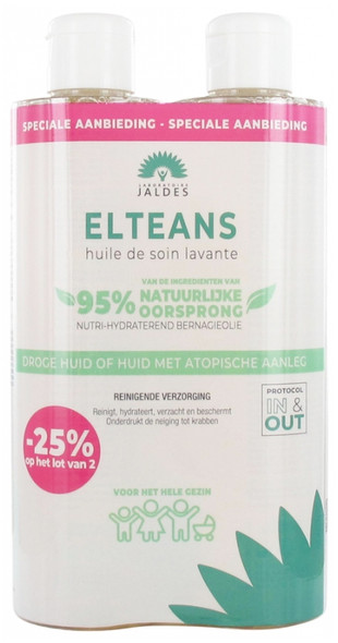 Jaldes Elteans Cleansing Care Oil 2 x 250ml Pack