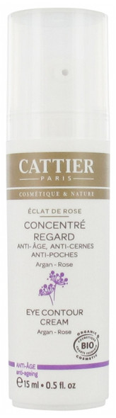 Cattier eclat de Rose Eye Contour Treatment Organic 15ml