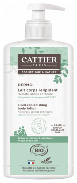 Cattier Dermo Lipid-Replenishing Body Lotion Organic 500ml