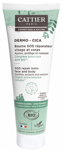 Cattier Dermo - Cica SOS Repair Balm Face and Body Organic 40ml