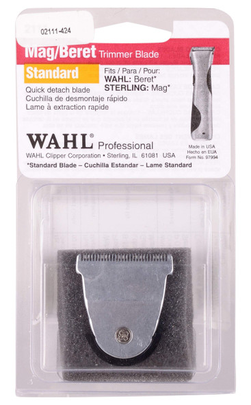 Wahl Professional Detachable Snap On Blade for the Beret, Echo, Sterling MAG, and Sterling 4 Trimmers for Professional Barbers and Stylists  Model 2111