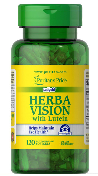 Puritan's Pride Herbavision with Lutein and Bilberry-120 Softgels