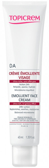 Topicrem DA Emollient Face Cream 40ml