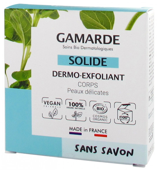 Gamarde Solid Dermo-Exfoliating Body Organic 93ml