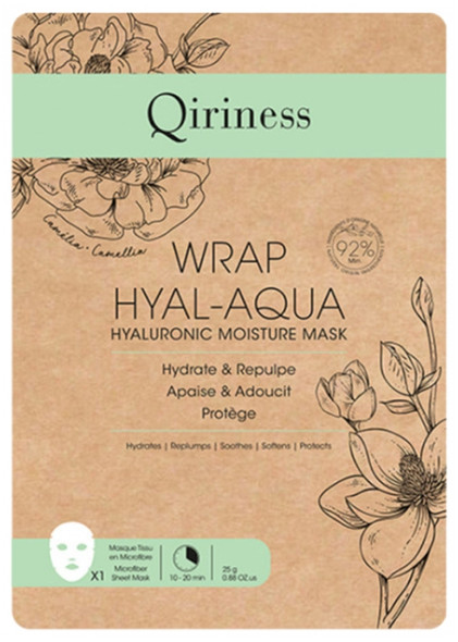 Qiriness Wrap Hyal-Aqua 1 Fabric Mask