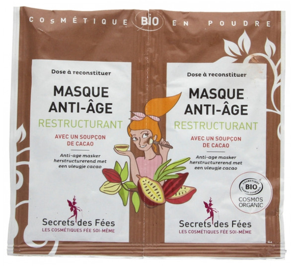 Secrets des Fees Organic Restructuring Anti-Ageing Mask 2 x 4,5g