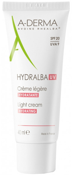 A-DERMA Hydralba UV Light Hydrating Cream 40ml