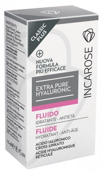 Incarose Extra Pure Hyaluronic Face Fluid Classic Plus 15ml