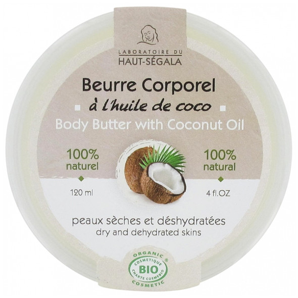 Laboratoire du Haut-Segala Organic Body Butter with Coconut Oil 120ml