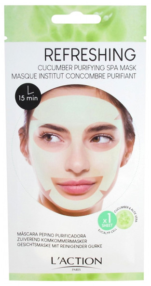 L'Action Paris Cucumber Purifying Spa Mask 1 Mask