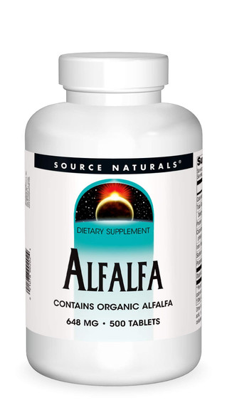 Source Naturals Alfalfa 10 Grain Dietary Supplement - 500 Tablets