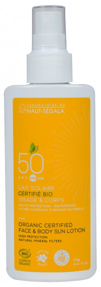 Laboratoire du Haut-Segala Organic Sun Lotion SPF50 125 g