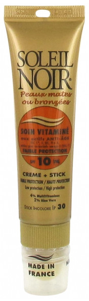 Soleil Noir Vitamined Care Cream SPF10 20ml + Stick SPF30 2g