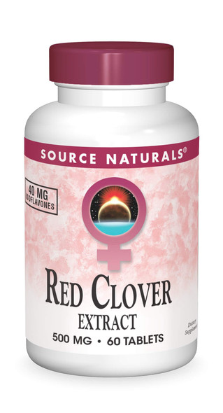 SOURCE NATURALS Eternal Woman Red Clover Extract 500 Mg Tablet, 60 Count