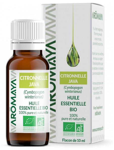 Aromaya Organic Essential Oil of Citronella Java 10 ml