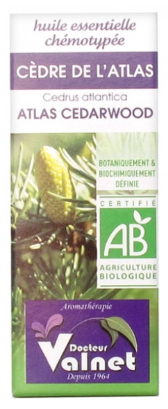 Docteur Valnet Organic Essential Oil Atlas Cedar (Cedrus Atlantica) 10ml