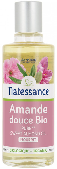 Natessance Organic Sweet Almond Oil 100ml