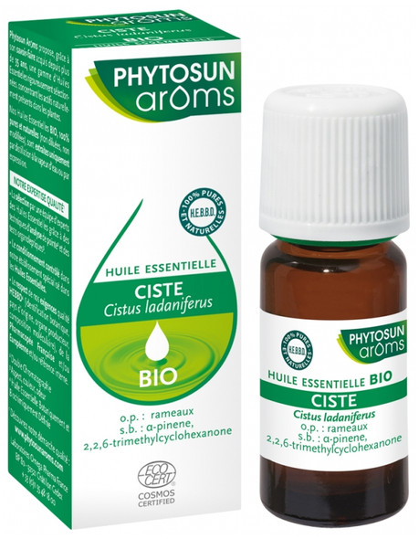 Phytosun Aroms Rockrose Essential Oil (Cistus ladaniferus) Organic 5ml