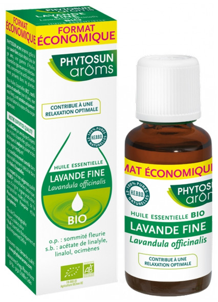 Phytosun Aroms Essential Oil Fine Lavender (Lavandula officinalis) Organic 30ml