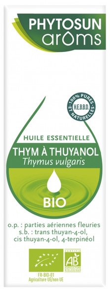 Phytosun Aroms Thyme with Thuyanol Essential Oil (Thymus vulgaris) Organic 5ml