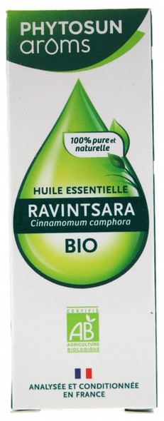 Phytosun Aroms Ravintsara Essential Oil (Cinnamomum camphora) Organic 5ml