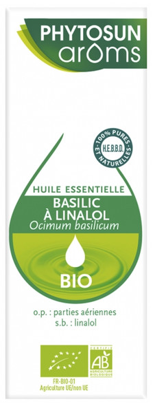 Phytosun Aroms Organic Essential Oil Linalol Basil (Ocimum basilicum) 5ml